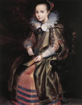 Cornelis De Vos : Elisabeth Vekemans as a Young Girl